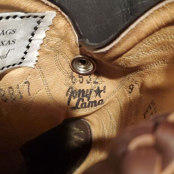 DORCAS BAGS MADE IN TX Upcycled Cowboy Boot Purse Handbag - Picture 6 of 8